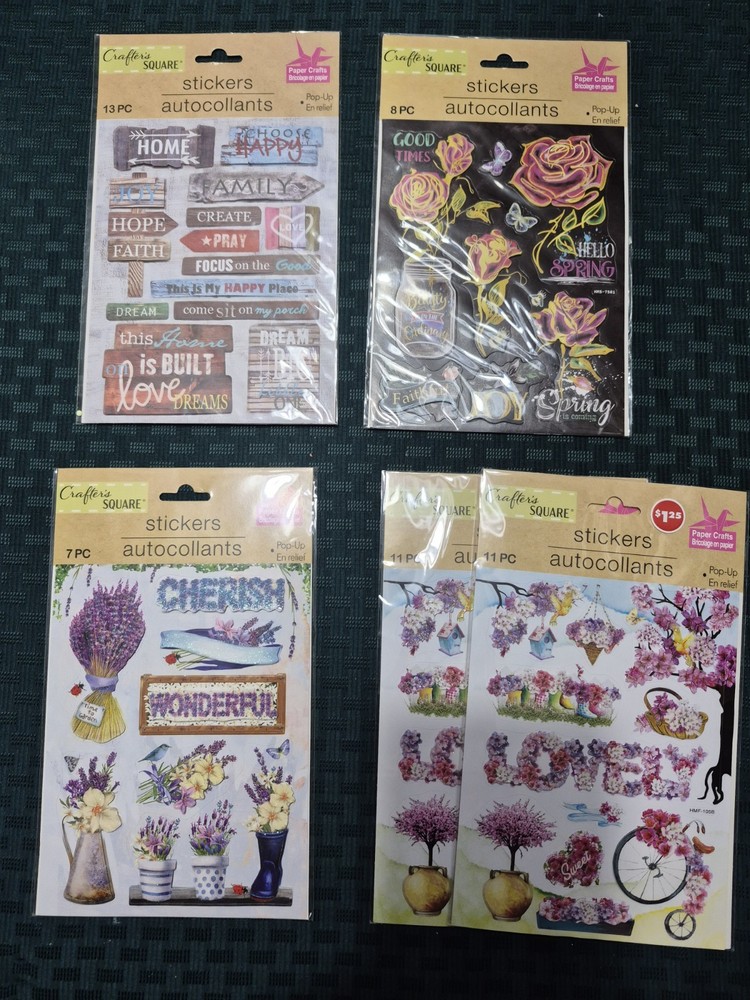 Flower Sticker Lot
