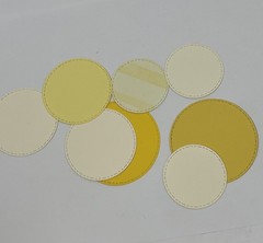 50 Pc Yellow Cream Scrap Paper Pattern Textured Shapes Junk Journal Paper Craft