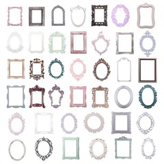 Oruola 40pcs Scrapbook Frames, Vintage Frame Stickers, Junk Journal Stickers,…