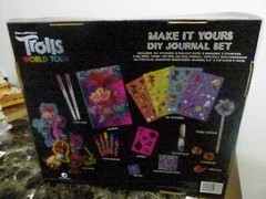 Trolls world tour make it your diy journal set 70 Pieces- Brand New!