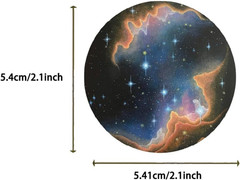 50Pcs Transparent Astronomy Stickers for Scrapbooking PET Cartoon Celestial Stic