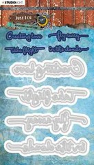 STUDIO LIGHT – METAL CUTTING DIES – JUST LOU – SCRIPT