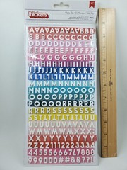CR2 Paige Evans Thickers Stickers Happy Life Mini Alphabet Foam 494 pcs
