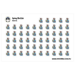 Spray Bottle Stickers – Cleaning Planner Stickers for Household Chores Organizer