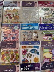 Lot of 44 Packages of Sticko and Stickopotamus Stickers, Some Vtg, All Sealed