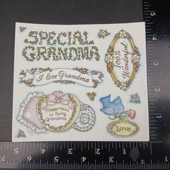 Frances Meyer Jumbo Stickers Grandma R 2110-118 Special Love Pastel