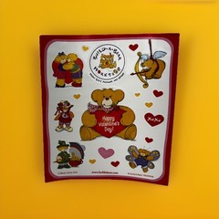 VTG HTF Build-A-Bear Stickers Booklet Valentine’s Day Collector’s Series #34