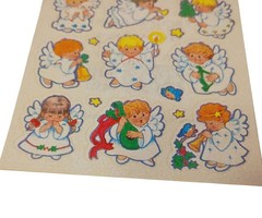 Vintage 1996 Standard Publishing Christmas Angels 54 Stickers Seals New