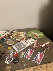 VTG To Modern Junk Journal Scrapbooking Lot. Ephemera Photos Cards Trinkets More