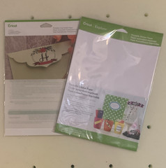 Cricut Printable Sticker Paper 12 Sheets White and 12 Sheets of Clear, 8.5×11”