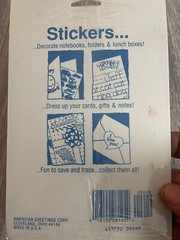 American Greetings SUPERMAN Stickers Vintage 1992 SEALED Forget Me Not 4 Sheets