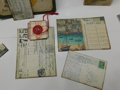 Junk Journal Add-Ons Handmade Tags Card Envelope File Clipboard Ephemera Set 6