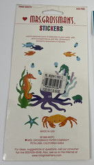 Mrs. Grossman’s Sea Creatures Stickers 3 Sheets & Dragonfly 2 Sheets NIP VTG 90s