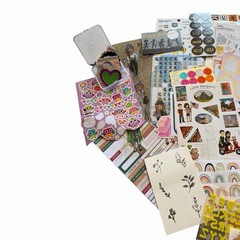 Huge Sticker Lot Scrapbook Planner Kawaii Vintage Ephemera Craft Bundle Destash