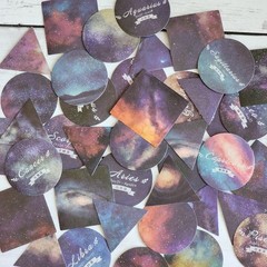 45PCS Horoscope Astrology Stickers – Space Galaxy Craft Scrapbooking Planner