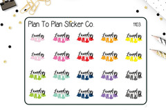1103~~Laundry Day Planner Stickers.