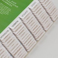 UPAFEXXI-Laminated Bible Tabs with Book Summaries(3D Gold Summaries Cream