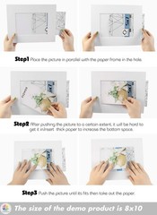 Mat Board Center, 25 Pack Pre-Assembled Photo Mat Kits 8×10 for 5×7 Pictures,…