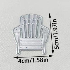 Wood look beach chair metal cutting dies cut cutter die