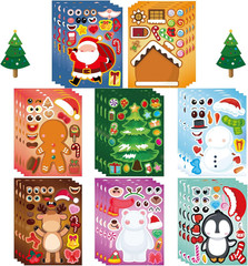 Make A Face Stickers 24 Sheets Kids Craft Holiday Party Favors Classroom Gift