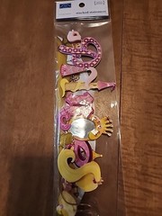 Karen Foster Dimensional Stacked Statement Stickers Scrapbook Princess New Rare