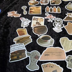 50 Pk. Dark Academia Gothic Stickers