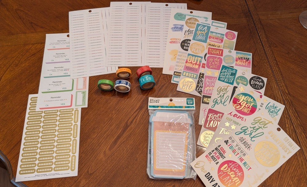 Bullet Journal/ Junk Journal Supplies Lot