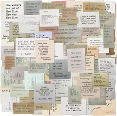 120 Pcs Vintage Motivational Quote Stickers for Scrapbooking and Journaling