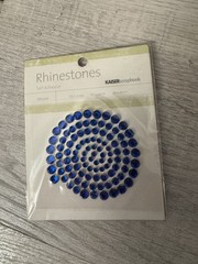 Brand New Kaiser Scrapbook Self Adhesive Rhinestones Royal Blue