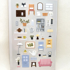 Suatelier Vintage House Stickers Junk Journal Journaling Scrapbooking