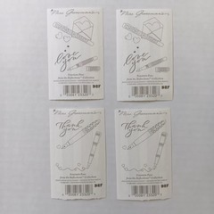 Lot of 4 Mrs. Grossman’s Fountain Pens Reflections Collection Sticker Mods