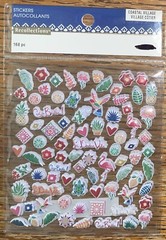 Recollections Coastal Village Ciao Bella La Dolce Vita 168pcs Scrapbook Stickers