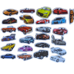 STICKER PACK – Pack #43 – 25 Pieces – Cars