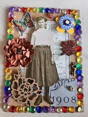 Retro! Vintage Junk Journal Ephemera. 5 Cards Envelopes. Repurpose/scrapbook