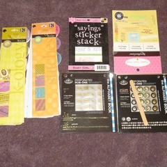 Recollections, DCWV, Royal Langnickel, K & Company, Stickers, Rub-ons Booklets L