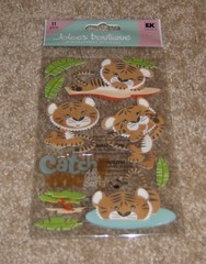 EK Success Jolee’s Boutique Dimensional Sticker ~ Tiger Catch