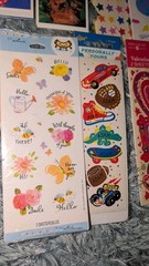 Vintage Stickers Lot 13 Packs Sandylion Hallmark Amscan Paper Arg And More READ