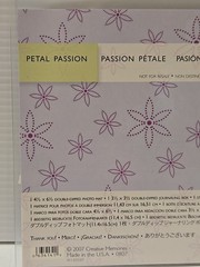 5 Creative Memories PETAL PASSION Double Dip Photo Mat Journal Box Stickers LOT
