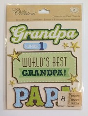 Grandpa Papa Scrapbooking Stickers by Life’s Little Occasions RARE