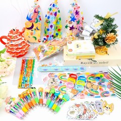 24 PCS Birthday Goodie Bags Stationery Pack Multicolor Pen Notebook Eraser