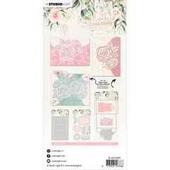 STUDIO LIGHT – METAL CUTTING DIES – ANOTHER LOVE STORY – ROSE ENVELOPE