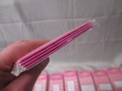 Lot of 160 Bow-Tique Horizon Fabrics 10mm Self Adhesive Pink & Crystal Flowers