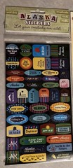 Travel Scrapbooking Sticker 3 Pc Lot Alaska Vintage Cuts Martha Stewart Labels