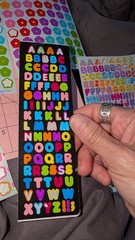 Vintage Sandylion Stickers Lot Partials/ Flawed Flowers Cows Alphabet Fireman