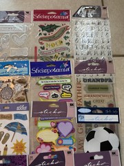 Lot of 44 Packages of Sticko and Stickopotamus Stickers, Some Vtg, All Sealed