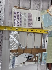 Mixed Scrapbook Junk Journal Shadow Box Lot 7- Wedding/Bride – Cardstock/Stamps