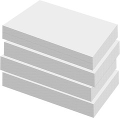 PINGEUI 50 Pack 8.5 X 11 Inches White Chipboard Sheets,40 Pt White Chipboard, Me
