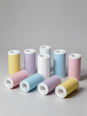 10 Pack Colorful DIY Sticker Paper for Kids, Non-Toxic Craft Supplies