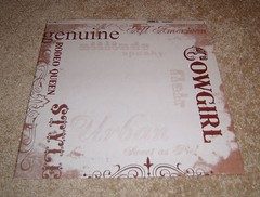Creative Imaginations Cowgirl Transparency by Marah Johnson ~ 12×12 sheet(1)