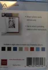 Chatterbox Photo Corners in Chocolate #42514 100 pieces